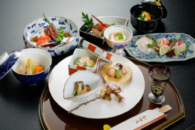 道後温泉ふなやの会席料理